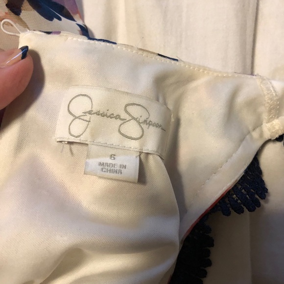 Co-ord skirt set with embroidered borders floral 6 - Picture 12 of 15